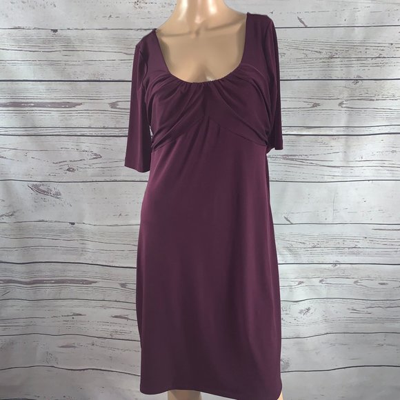Ann Taylor Dresses & Skirts - Like New ANN TAYLOR Plum Dress